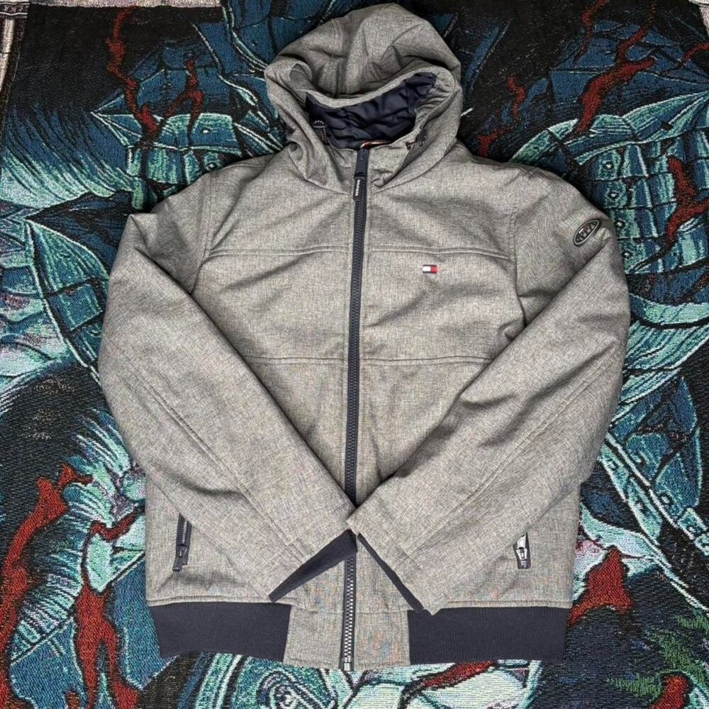 Grey Medium Tommy Hilfiger streetwear jacket